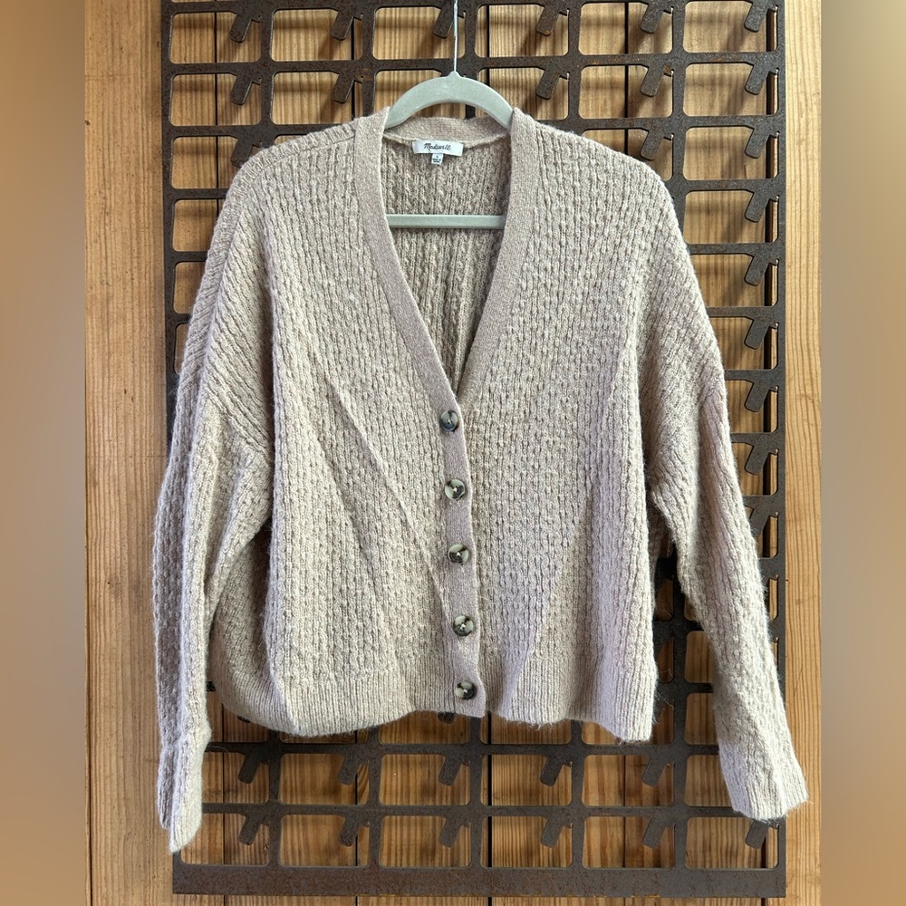 Madewell Mayfair Sweater Cardigan